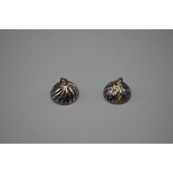 Blue Goldstone Beaded Faceted Necklace Sterling Silver 16" Convertible 925 - Picture 3 of 8